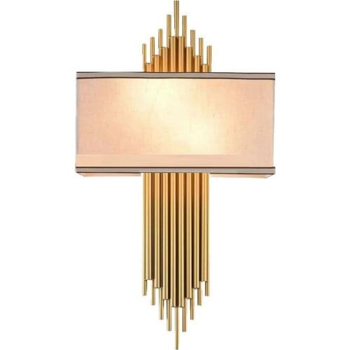 High quality gold wall lamp modern black white wall lights for home decor