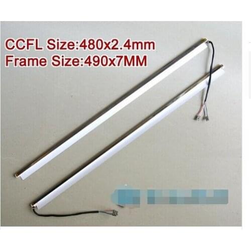 10PCS 22'' inch wide dual lamps CCFL with frame,LCD lamp backlight with housing,CCFL with cover,CCFL:480mmx2.4mm,FRAME:490mmx7mm