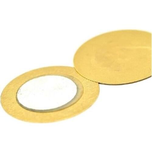 10 pcs 20mm Thickness 0.33mm Copper Piezo Disc for Buzzer Pressure Sensor Speaker DIY Electronic