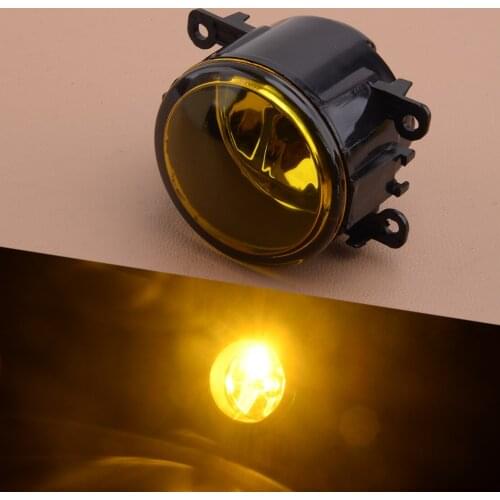 2 Pin 12V 55W Car Fog Light Lamp H11 Bulb Fit for Acura Ford Honda Jaguar Lincoln Nissan Sentra Subaru 33900STKA11 Yellow Lens