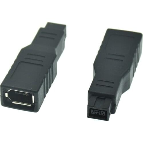 IEEE 1394 IEEE1394 6PIN Female to 1394b 9PIN male firewire 400 TO 800 adapter