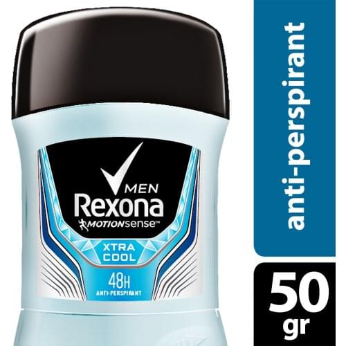 Rexona Invisible Extra Cool Men Motion Sense Man 48H Anti Perspirant Stick Deodorant 50 gr