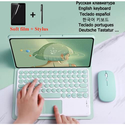 Cover for Lenovo Tab P11 Pro Case TB-J706F Touchpad Keyboard Cover Funda for Lenovo Tab P11 Case TB-J606F Funda Case Keyboard