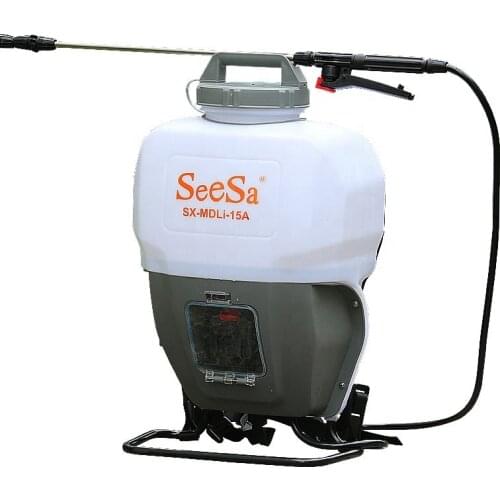 15L electric sprayer built-in replaceable lithium battery with telescopic extension rod agricultural orchard sprayer