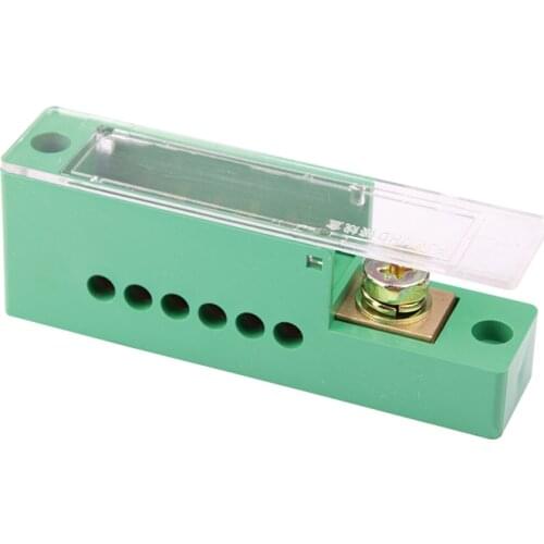 FJ6/JHD Straight Monopole Six Table User Terminals 1 Into 12 Out Neutral Distribution Box