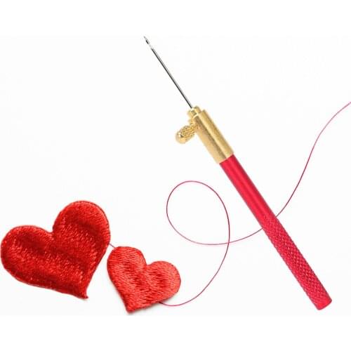 French Crochet Embroidery Hook Needles Knitting Sewing Tambour Beading Hoop Tool for Household Needlework Decoration