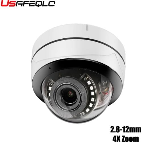 H.265 3MP 5MP POE IP Camera 5X Zoom Indoor Outdoor Audio record Security Camera IR 30m Onvif Waterproof Dome Camera