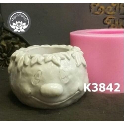 Dwarf pot silicone mold sculent flower decor decorative decoration