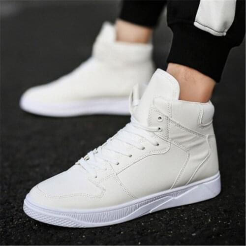 KipeRann Super Spa and Autumn Mens Boots Comfortable High-top Shoes Mens New Running Shoes Botas Breathing Masculinas