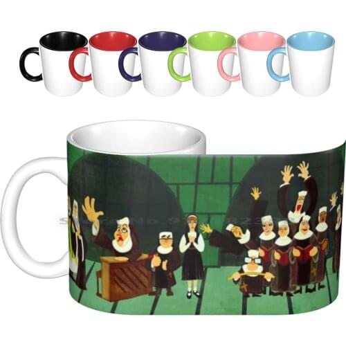 Sister Act-Nun Mug Ceramic Mugs Coffee Cups Milk Tea Mug Sister Act Nun Nuns Musical Monsignor Mother Superior Dance Sing