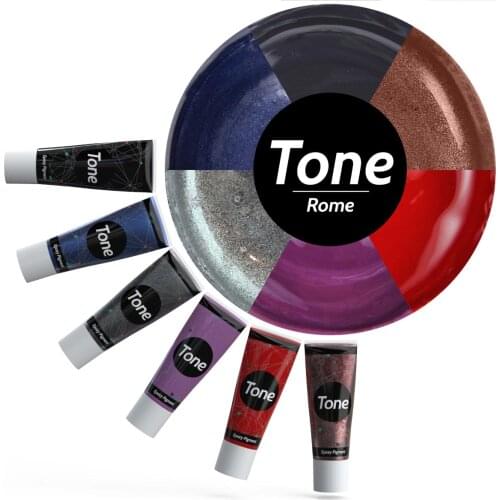 Tone Rome Epoxy Pigment Set Resin Pigment Kit Dye Coloring Liquid Ink Colorant DIY Fading Jewelry Making Crystal Multicolors