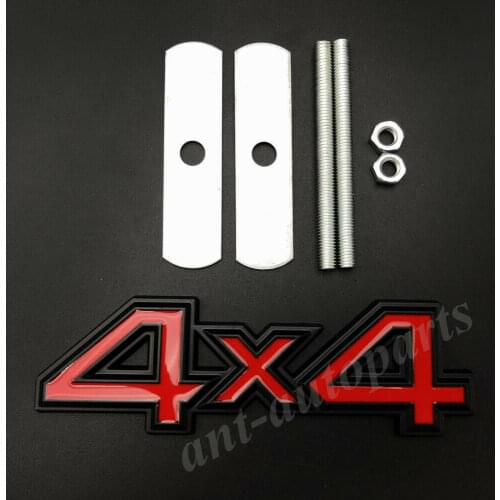 Metal 4x4 Car Auto Front Grill Grille Emblem Badge Decal Sticker SUV 4WD AWD
