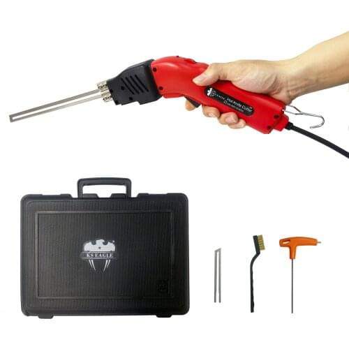 Foam Cutter Air Cooled Pro Electric Hot Knife Continuous-Use Styrofoam Cutting Tool Kit with Heavy Duty Case Blades & Accessorie