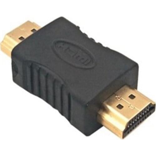 Gold-plated HDMI- compatible to HDMI male to Male Coupler Connectors EXtender Adapter Converter For HDTV Laptop Projector