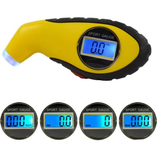 Professional Digital Tire Gauge with LCD Display Portable High Precision Car Tire Pressure Gauge Electronic Wheel Pressure Gauge