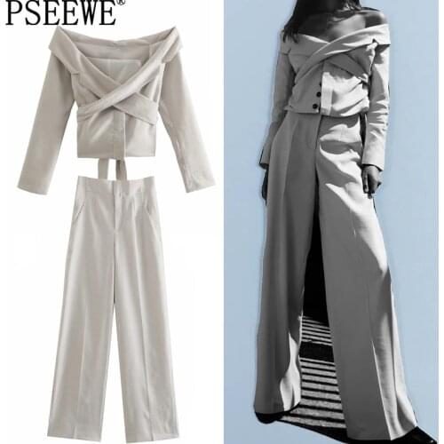 Женские летние брючные костюмы TRAF China At AliExpress