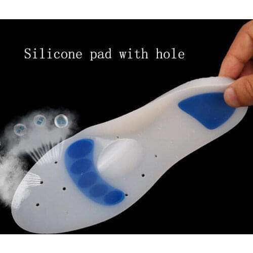 Unisex Medical Silicone Gel Insole Plantar Fasciitis Heel Running Sport Insoles Shock Absorption Pads Health99