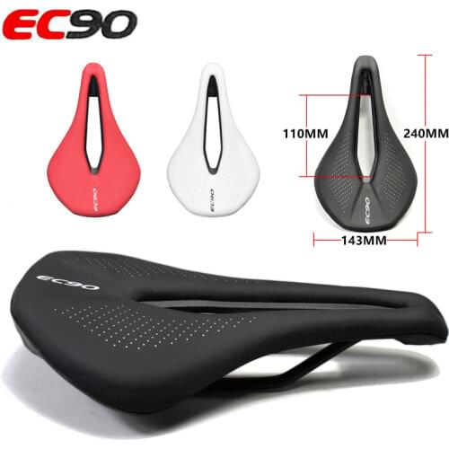 EC90 Bicycle Seat Saddle MTB Road Bike Saddles Mountain Bike Racing Saddle PU Breathable Soft Seat Cushion
