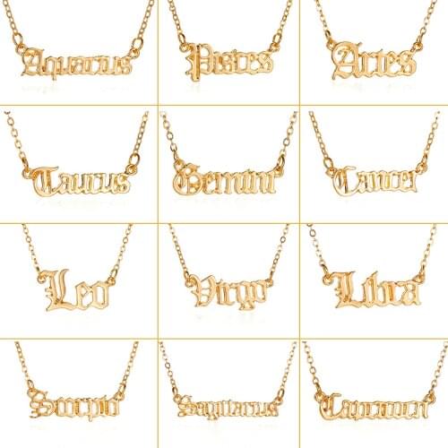 Yw gairu Women's Pendants Zodiac Signs