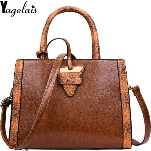 2019 New Fashion Top-Handle Women Business Tote Luxury Casual Ladies Single Shoulder Animal Print Crossbody Bags Womens Handbags