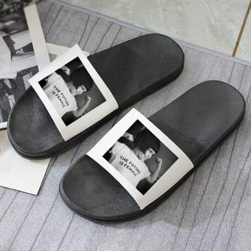 Women Flat Slippers Summer Beach Soft Sole Slide Sandals Leisure Ladies Indoor Bathroom Anti-slip Shoes chaussure femme 2021