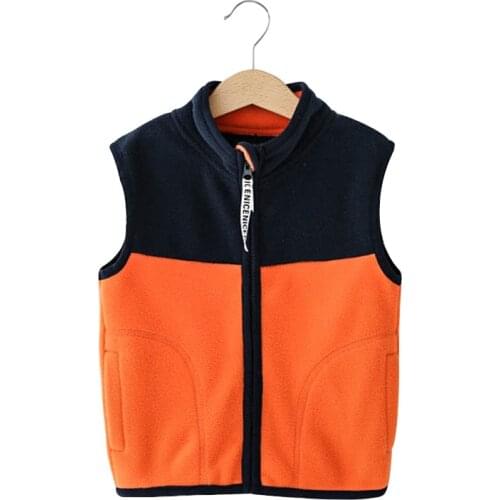 Boys waistcoat coat tank for Childrens polar fleece vest babys jacket with fleece vest for boys and girls jacket P16