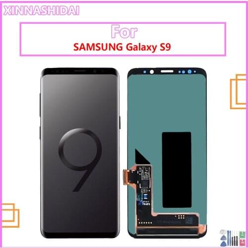 For Samsung Galaxy S9 G960 G960f G9600 LCD Display Super AMOLED Touch Screen Frame Assembly Replacement Repair Parts