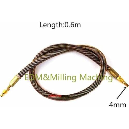 1PCS High Quality C44 0.6m Wire Spring Cloth Sheath Hose Turrt Milling Machine Oil Tube 4mm Fitting CNC DURABLE New