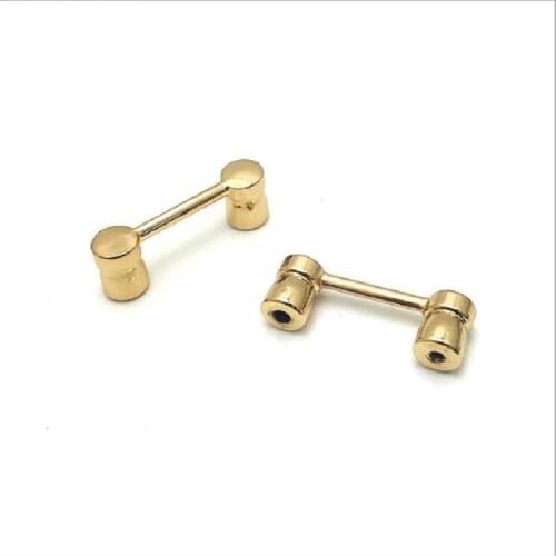 10 pieces / lot) DIY handbag gift box 17mm small handle metal arch bridge handle buckle repair hardware hardware accessories