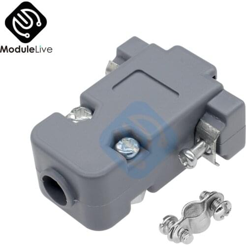 10Pcs Plastic Hood Cover for 9Pin or 15Pin D-Sub DB9 DB15 Converter Connector