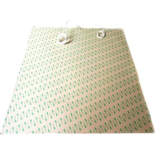 120V 800W 700*700*1.5mm 3D Printer Heat Plate adhesive 1 side 100k thermistor 1000mm lead wire