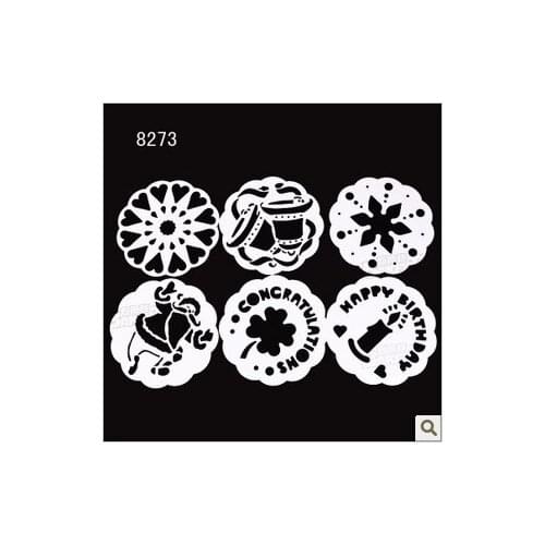 6pcs/set cake stencils,Cake pattern