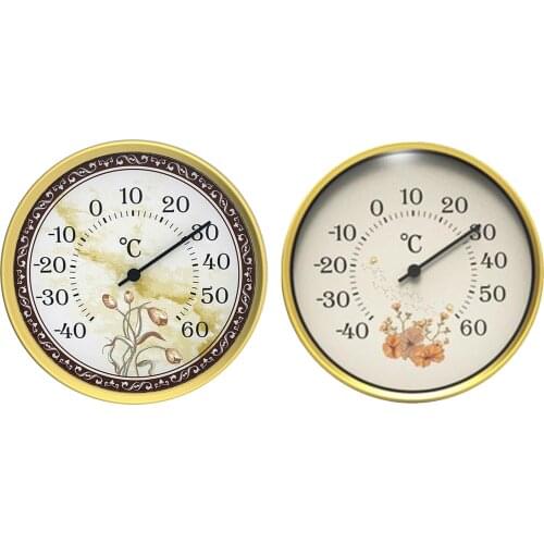 100mm Household Analog Sauna Thermometer Large Wall Temperature Gauge Garage Kitchen