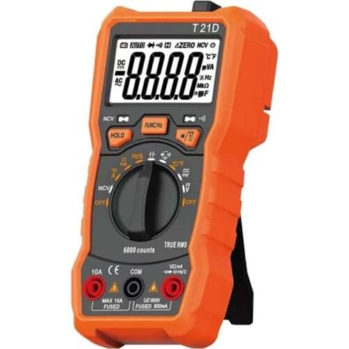 Digital Multimeter, 1999/ 6000 Counts Volt Meter Manual / Auto Ranging, Measures Voltage Tester, Current, Resistance, Continuity