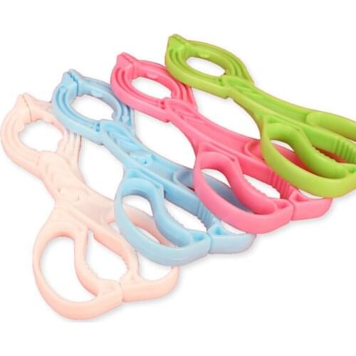 Baby Multifunction Anti-slip Sterilized Forceps Heat Resistant Bottle Sterilise Plastic Tongs Safe NewBorn Clean Cup Clips T0772