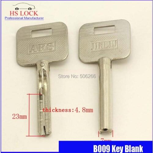 Short AFS key blank civil locksmith tools key blank Vertical key cutting machine keys embryo B009