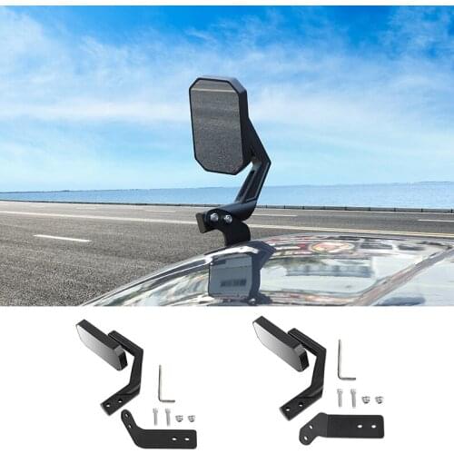 Car Engine Cover Hinge Rearview Rear View Mirrors For Jeep Wrangler JK JL JT 2007-2017 Car Accessories