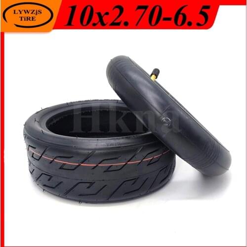 10 Inch 10x2.70-6.5 Tire Inner Tube Outer Tyre for Electric Scooter Balancing Car 70/65-6.5 Wear-resistant Thickened Tire