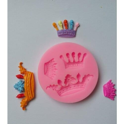 3D Imperial Crown Shaped Silicone Cake Mold Fondant Mold Cake Decoration Tools Soap Candle Chocolate Baking Moulds Cake Tools