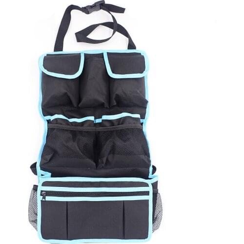 Car Seat Back Organizer Backseat Storage Bag Car Seat Protection Net Holder Multi-Pocket Travel Car-Styling Internal Accessory