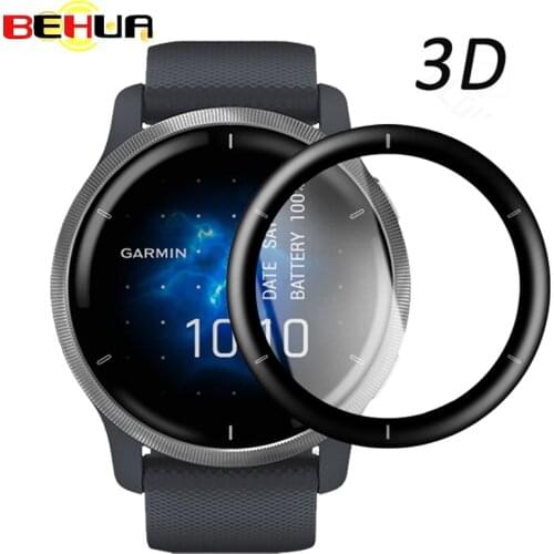 BEHUA 3D Curved Edge Film Clear Full Cover Screen Scratch Proof Protective Films For Garmin Venu 2 Smart Watch Accessories Corre