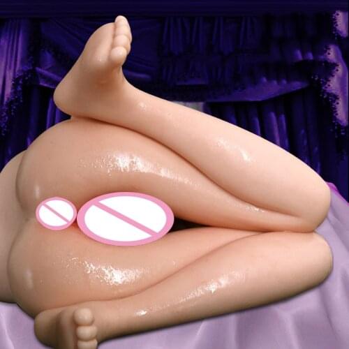 3D Realistic Leg Big Ass Male Masturbator Sex Doll Toys For Men 18+ Adults Dual Channel Vagina Butt Anal Pocket Pussy Cock Penis