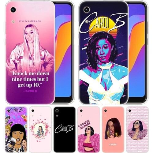 Luxury Soft Silicone Case Rap Singer Cardi B for Huawei Honor 9X 8A 7A 20 Pro 7X 8X 7S 8S 8 9 10 Lite View 20 20i 10i Play Cover