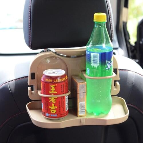 Foldable Car Chair Back Storage Box Auto Organizer Tissue Cup Drink Food Holder Hanging Stowing Tidying Foldable Shelf