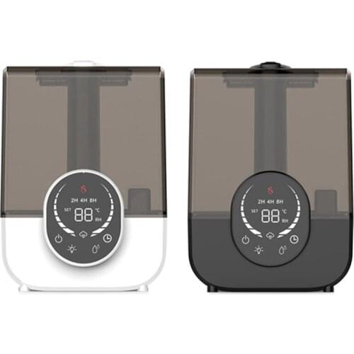 Cool Mist Humidifier, Ultrasonic Air Humidifiers For Bedroom Baby Home,4.5L Large With LED Contact Display EU Plug