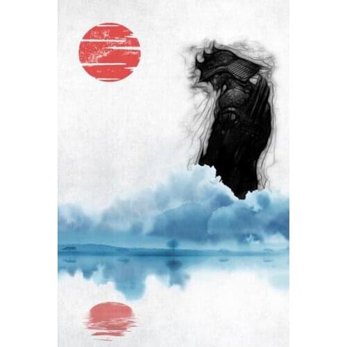 Japanese Kendo Samurai Art Film Print Silk Poster Home Wall Decor 24x36inch