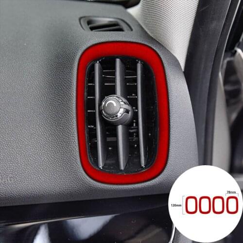 For BMW F54 F60 2018-2020 Alcantara Suede Wrap Car Air Conditioning Outlet Panel Trim Stickers Cover Mouldings Car-styling