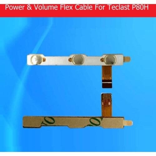 100% Genuine switch on Power Flex cable For Teclast P80H 8.0" side key flex cable For Teclast p89H Volume flex cable Replacement