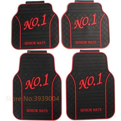 5PCS Universal Car Floor Mats Fit For Most of 5 Seats Cars Anti-Slip Mat Car Floor Mats No.1 Car Styling Floor Mats Accessories