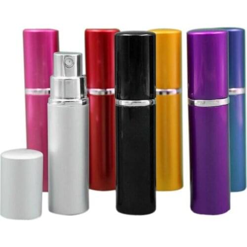 50pcs 10ML Refillable Perfume Bottle With Metal Spray&Empty Case perfume bottles atomizer glass perfume bottles parfum women per